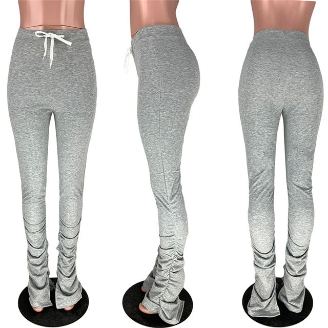 stacked leggings joggers stacked sweatpants – Souad15 Boutiques