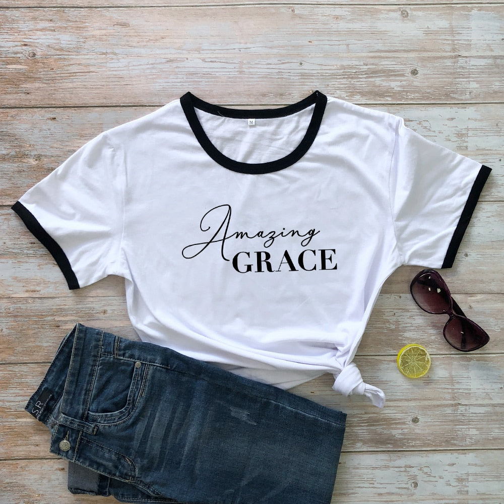 Amazing Grace 100%Cotton T-shirt women