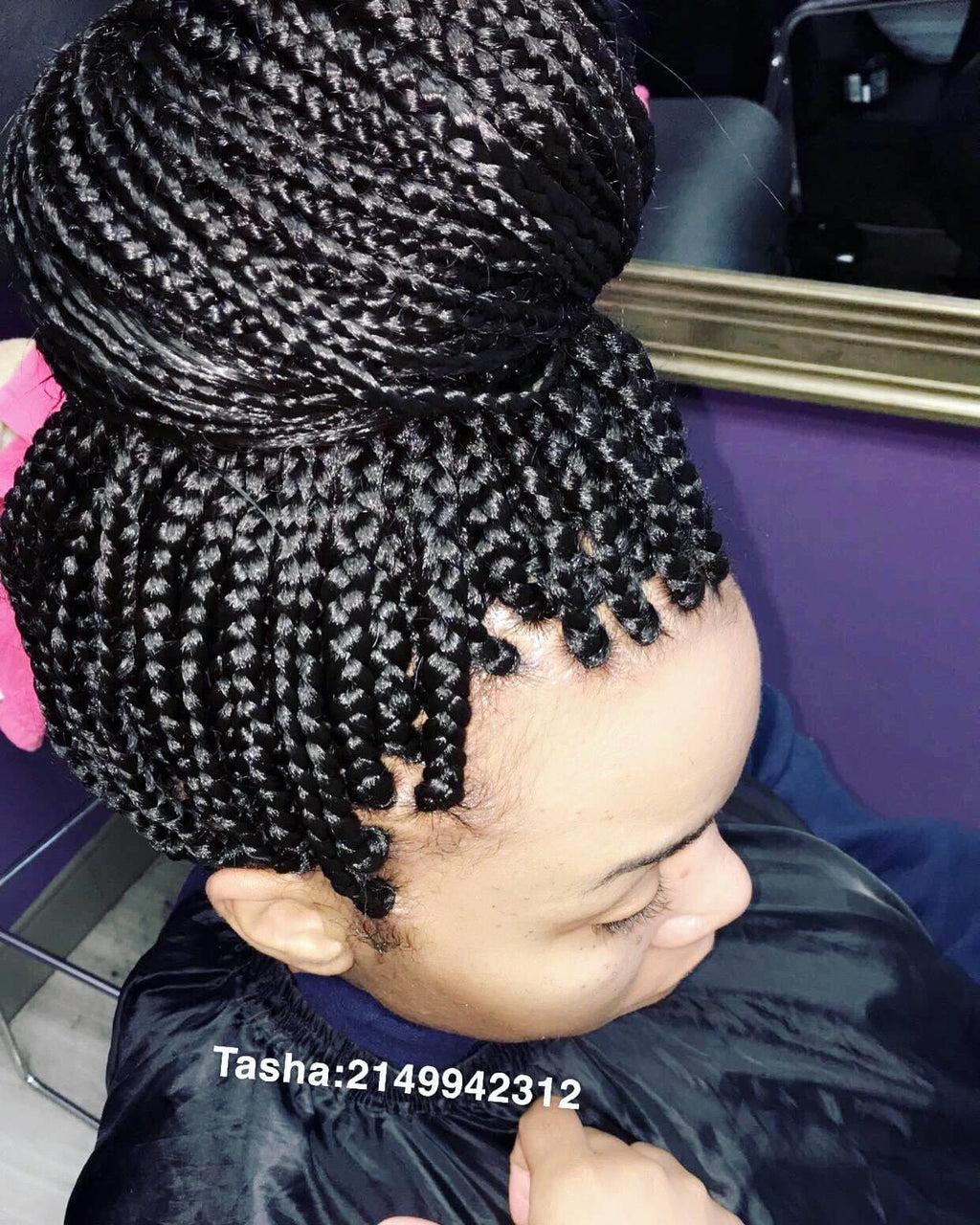 Box braids, Knotless Braids, Small Braids, Jumbo Braids