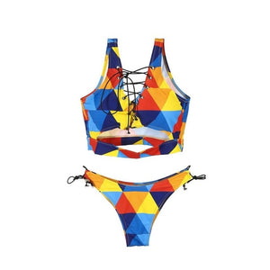 Sexy Women Bikinis Set Women Bikinis Swimsuits Bandage Plus size