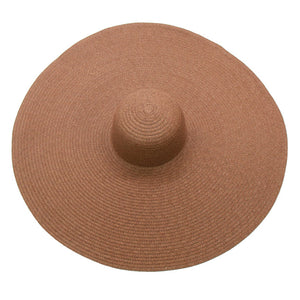 foldable women oversized hat 70cm diameter large beach hat