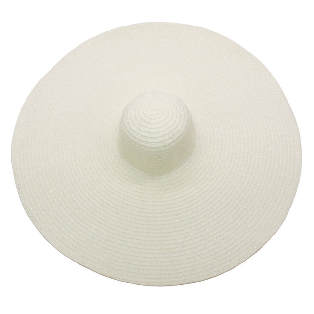 foldable women oversized hat 70cm diameter large beach hat