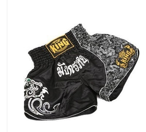 2021 Wholesale Embroidered Letter Contrast Color Splice Sports Women Muay Thai Shorts Custom Boxing Shorts Wholesale