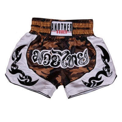 2021 Wholesale Embroidered Letter Contrast Color Splice Sports Women Muay Thai Shorts Custom Boxing Shorts Wholesale