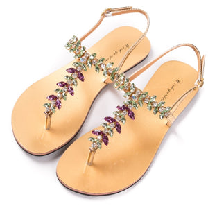 Women Diamond Thong Slippers